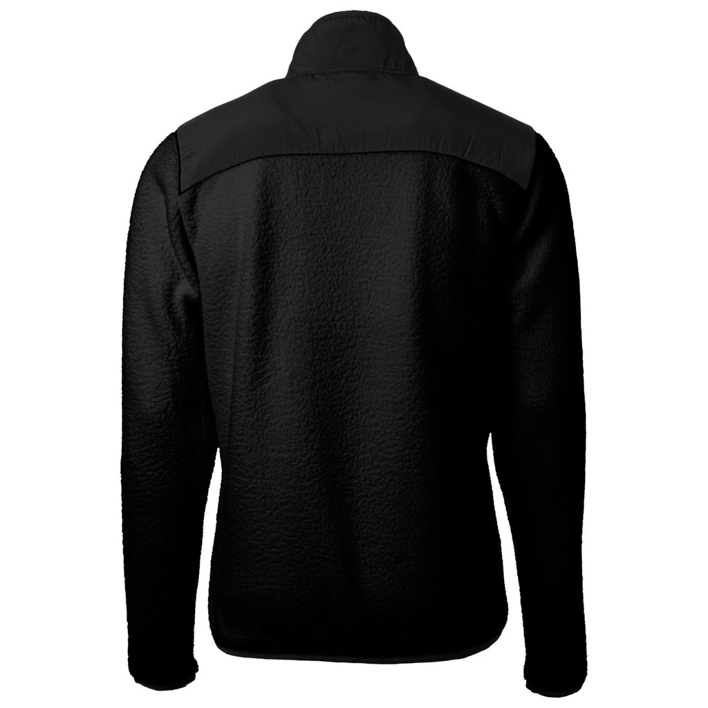 Men's Black Big & Tall Fleece Full-Zip Jacket P525