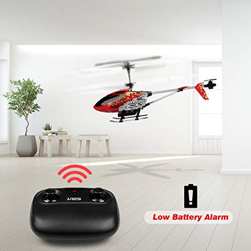 Mini RC Helicopter with Camera (Red) L990465