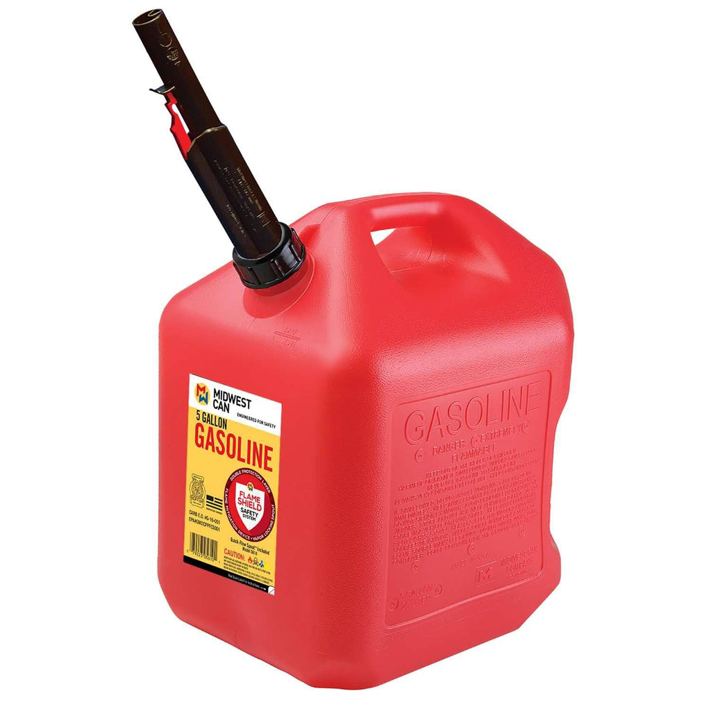 5 Gallon Gas Can Fuel Container with Spout 2 Pack N290