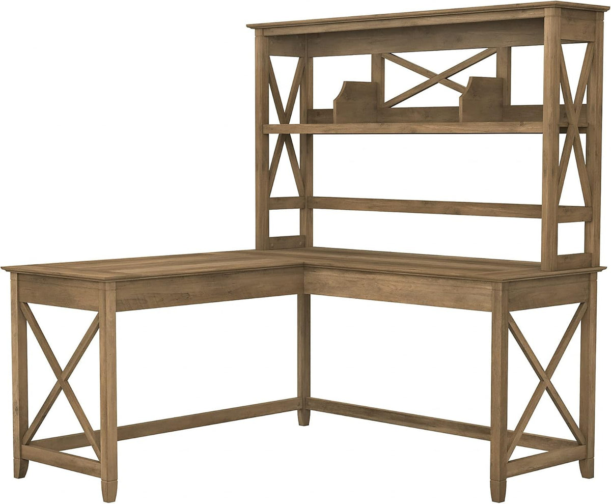 L Shaped Desk with Hutch V292354