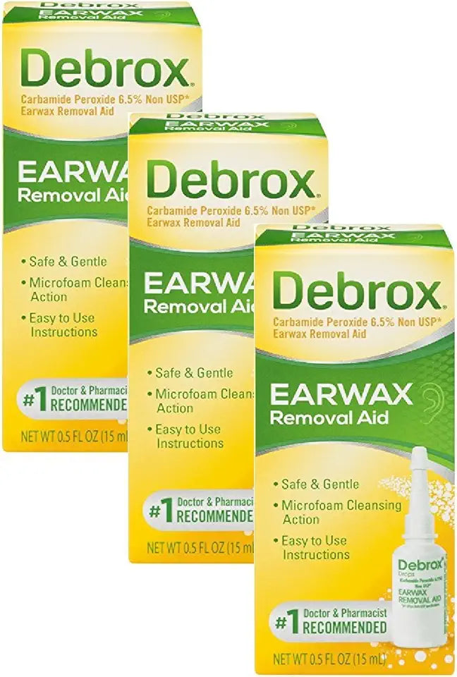 Earwax Removal Drops 0.5 oz Pack of 3 B5238