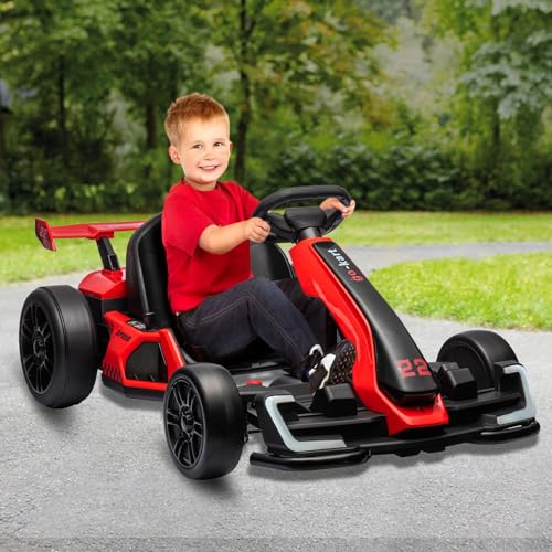 Red Electric Drift Go Kart with Adjustable Seat J672
