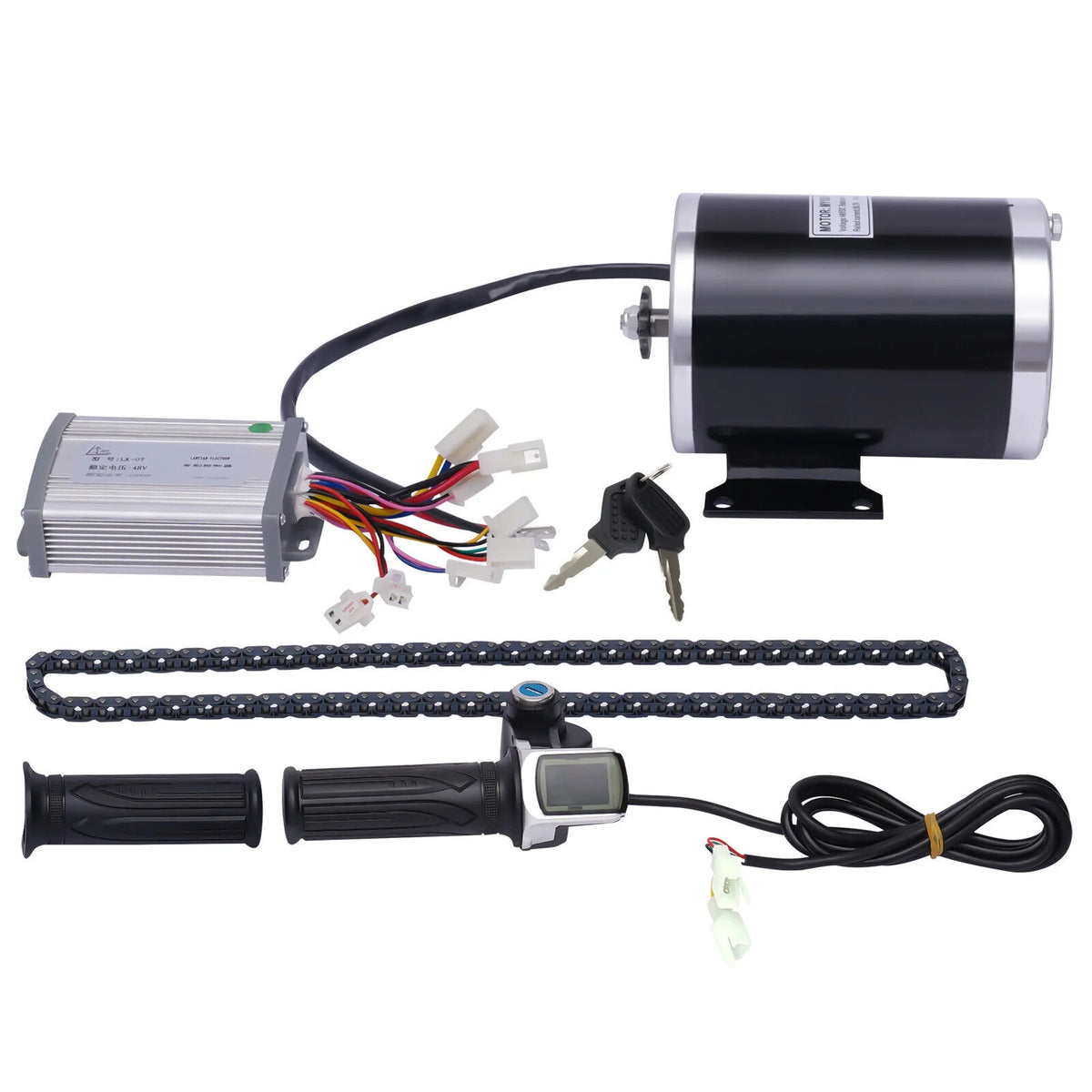48V 3 Speed Gears Brush Electric Bicycle Conversion Kit V1209