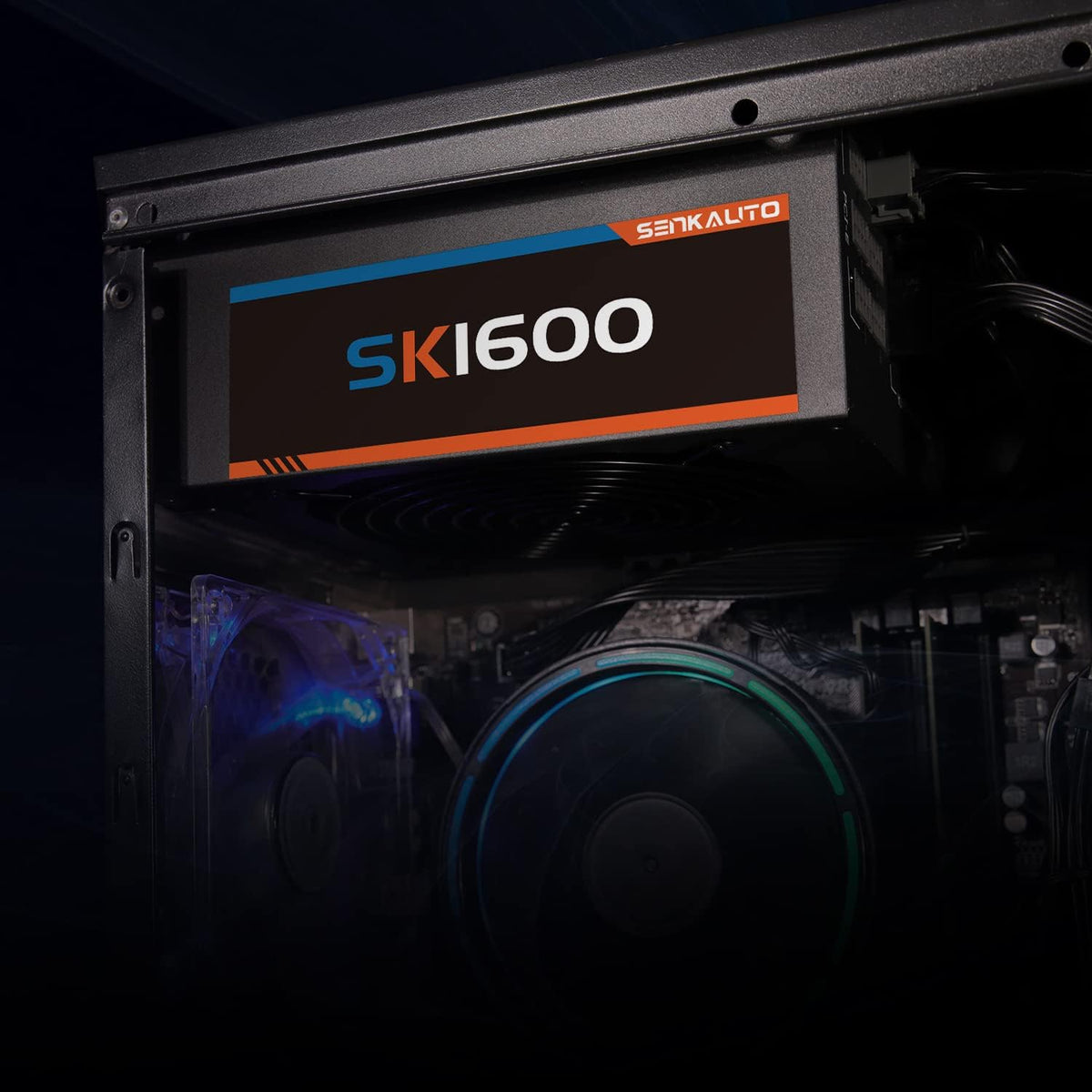 1600W Fully Modular Power Supply with 140mm Fan U802
