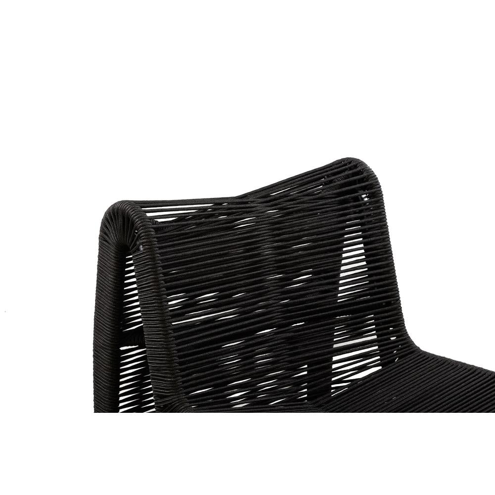Black Rope Counter Stool Set of 2 Z60646