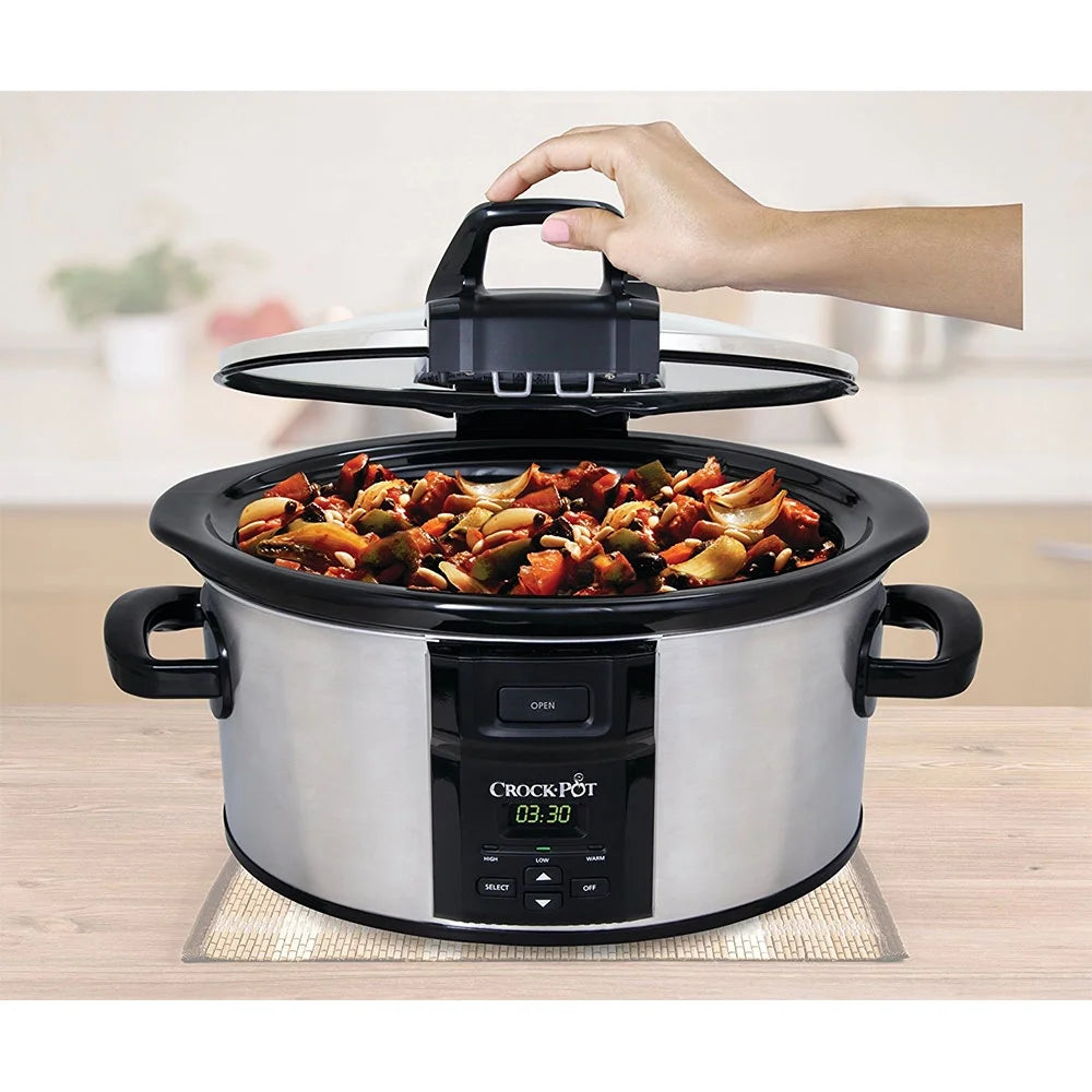 6 Qt Stainless Steel Slow Cooker H97123