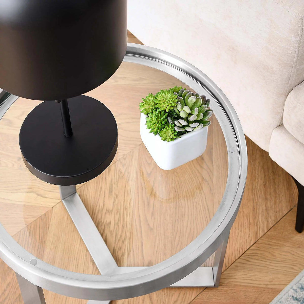 Silver Side Table D478