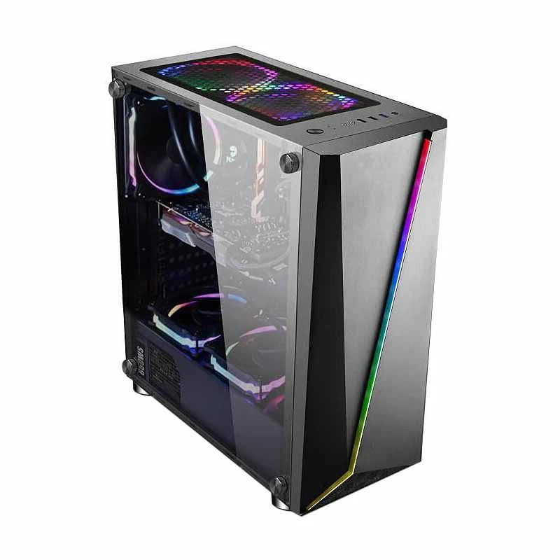 RGB Tempered Glass ATX Mid Tower Case W46450