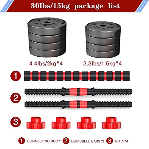 Adjustable Dumbbells Set of 2, 20/30/40/60/80lbs T7455
