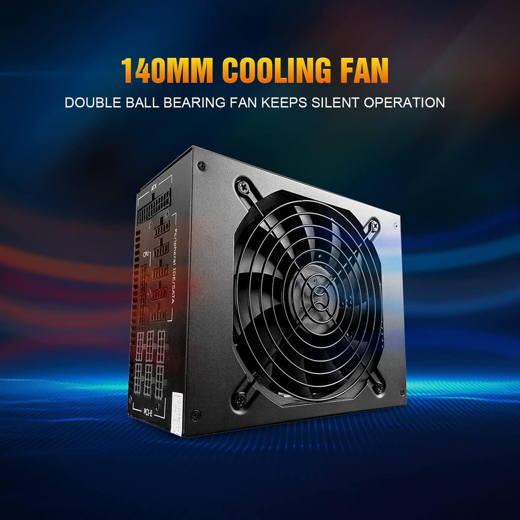1600W Fully Modular Power Supply with 140mm Fan U802