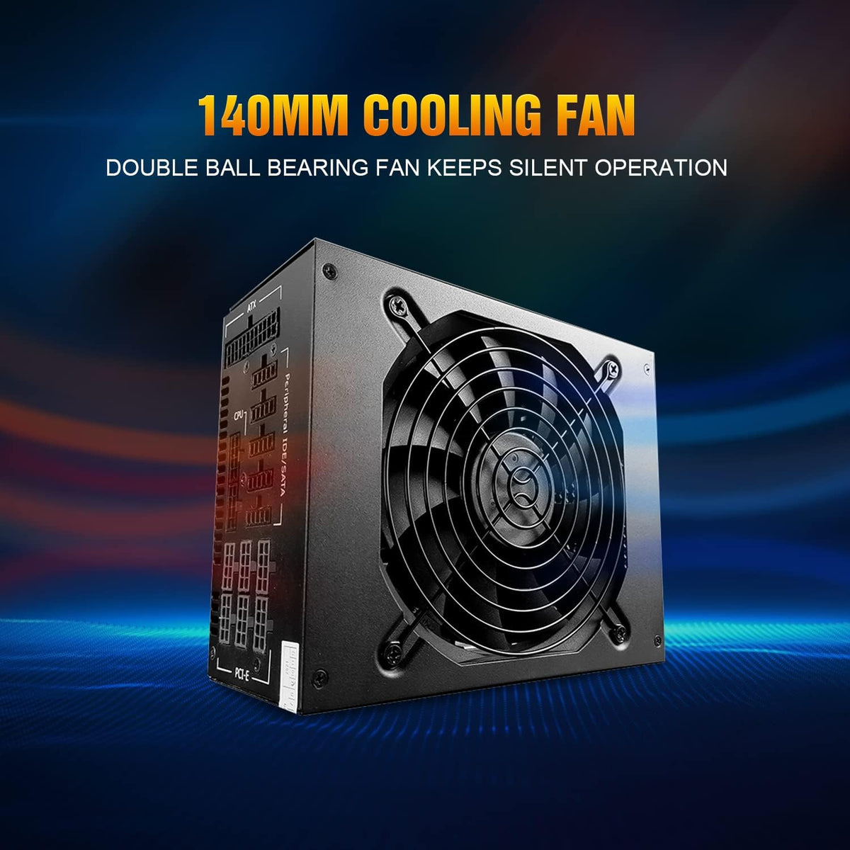 1600W Fully Modular Power Supply with 140mm Fan U802