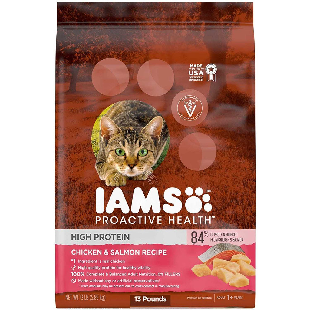 High Protein Adult Dry Cat Food with Chicken & Salmon Z2917