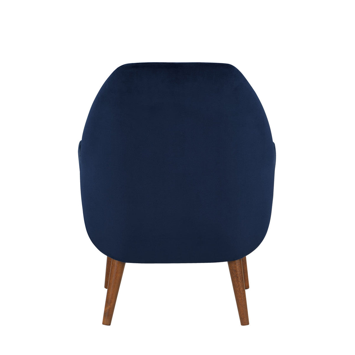 Navy Blue Velvet Armchair Q445