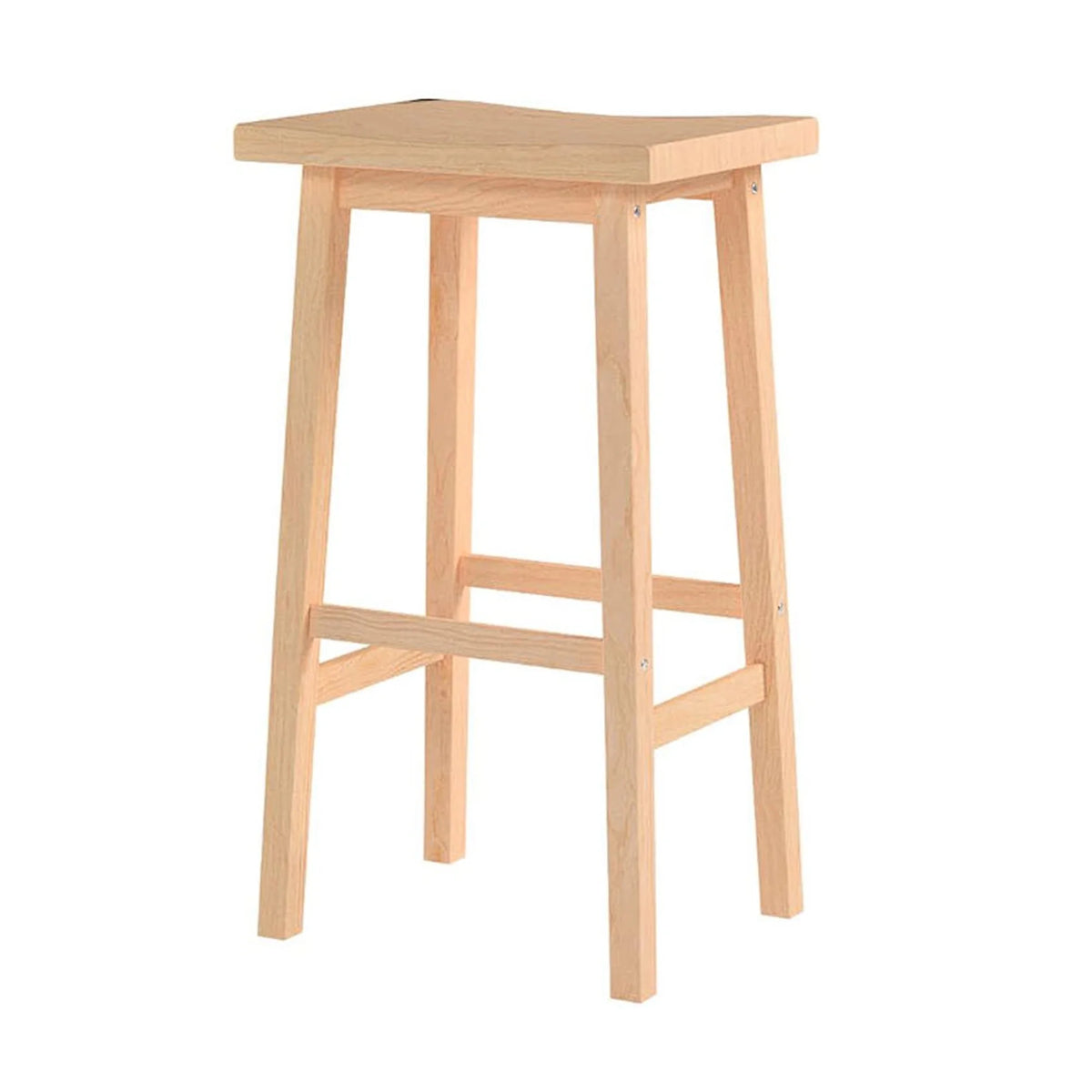 Natural 29In Wood Kitchen Counter Stools 5 Pack U5258