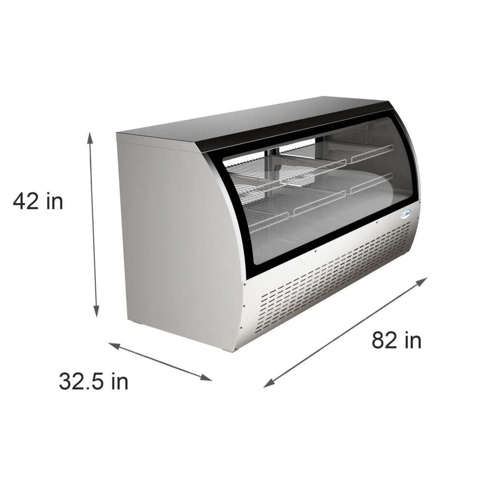 82 in. Deli Display Refrigerator 32 Cu Ft F872