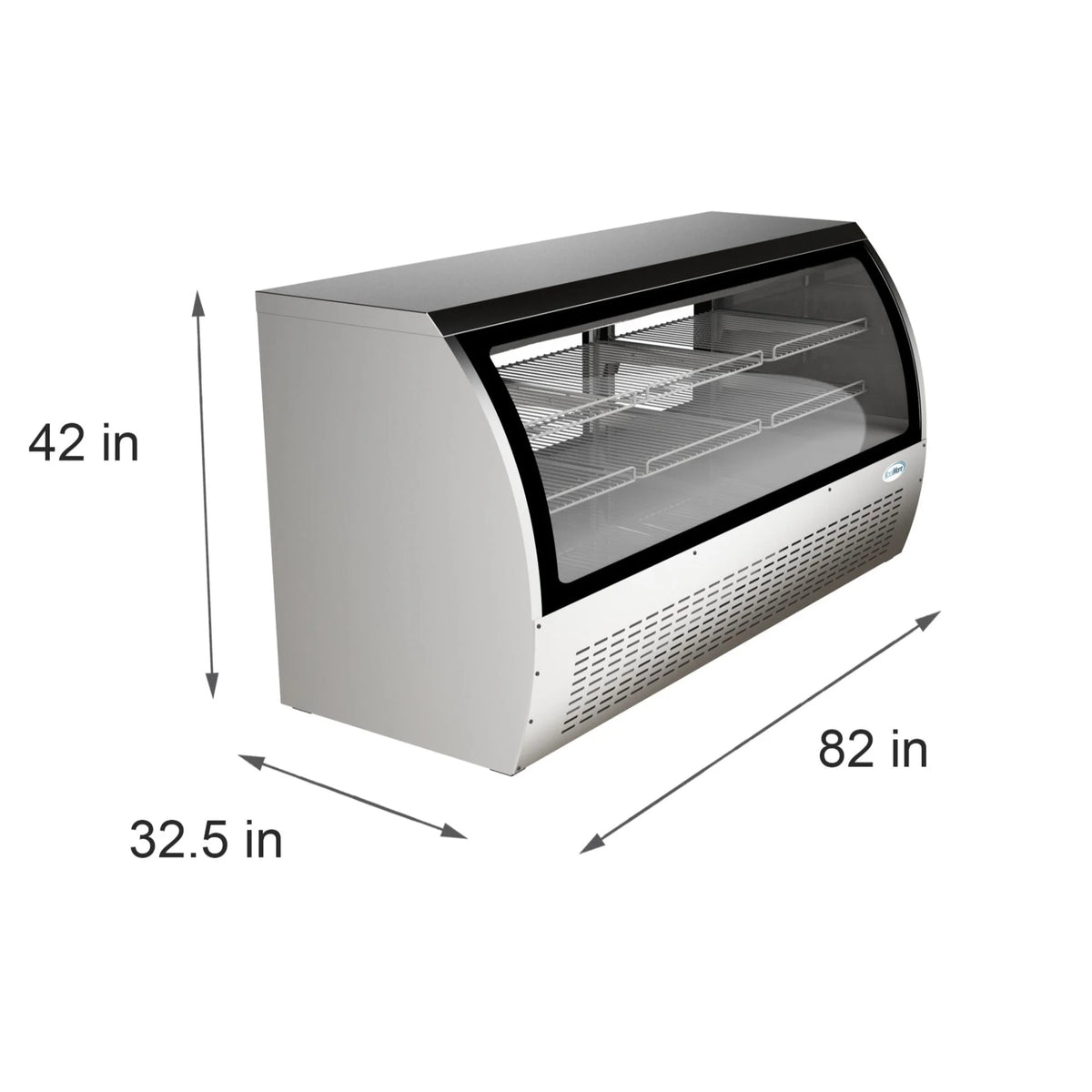 82 in. Deli Display Refrigerator 32 Cu Ft F872