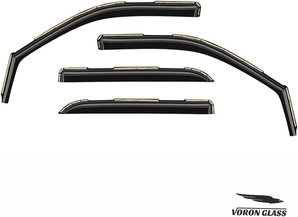4 Pieces In-Channel Rain Guards for Trucks Crew Cab X89367