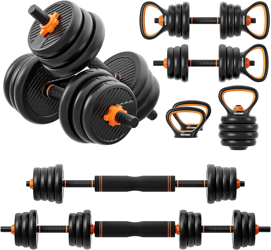 Adjustable Dumbbell Set Black C5346