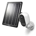 White 1080p Wireless Battery Security Camera with Outdoor Stand & Solar Panel K85173
