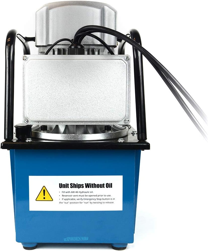 Electric Hydraulic Pump Power Pack Unit 2 Stage Double Acting 110v 10k psi 488 Cubic in Capacity C798