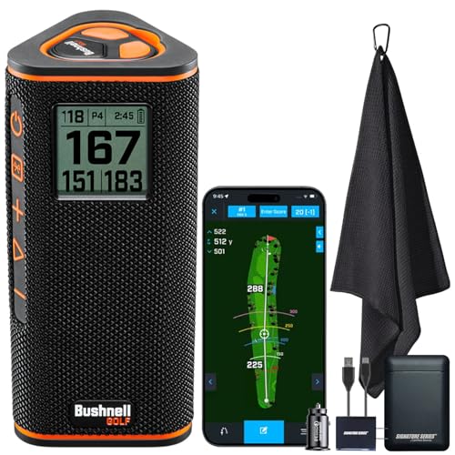 Golf GPS Speaker with LCD Screen and Magnetic Mount P18340