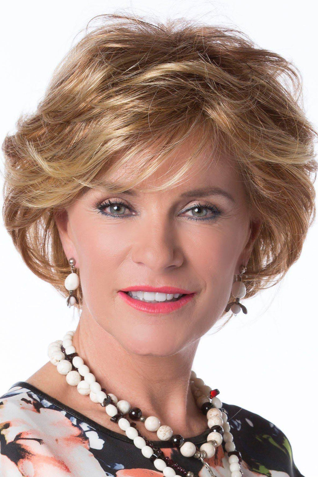 Medium Brown Styled Wig B5949