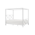 White Canopy Bed V665057