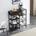 Black Mobile Kitchen Cart L946533