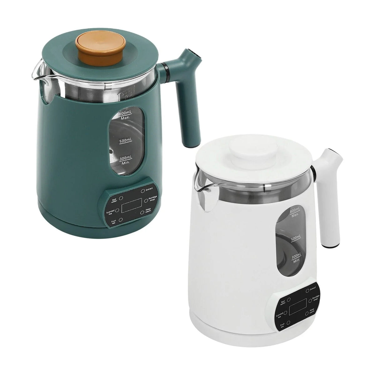 600W 0.8L Temperature Control Electric Tea Kettle O139255