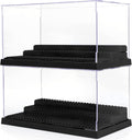 2 Pack Clear Acrylic Display Case with 3 Movable Steps Q499