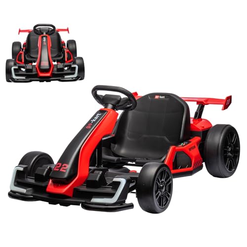 Red Electric Drift Go Kart with Adjustable Seat J672