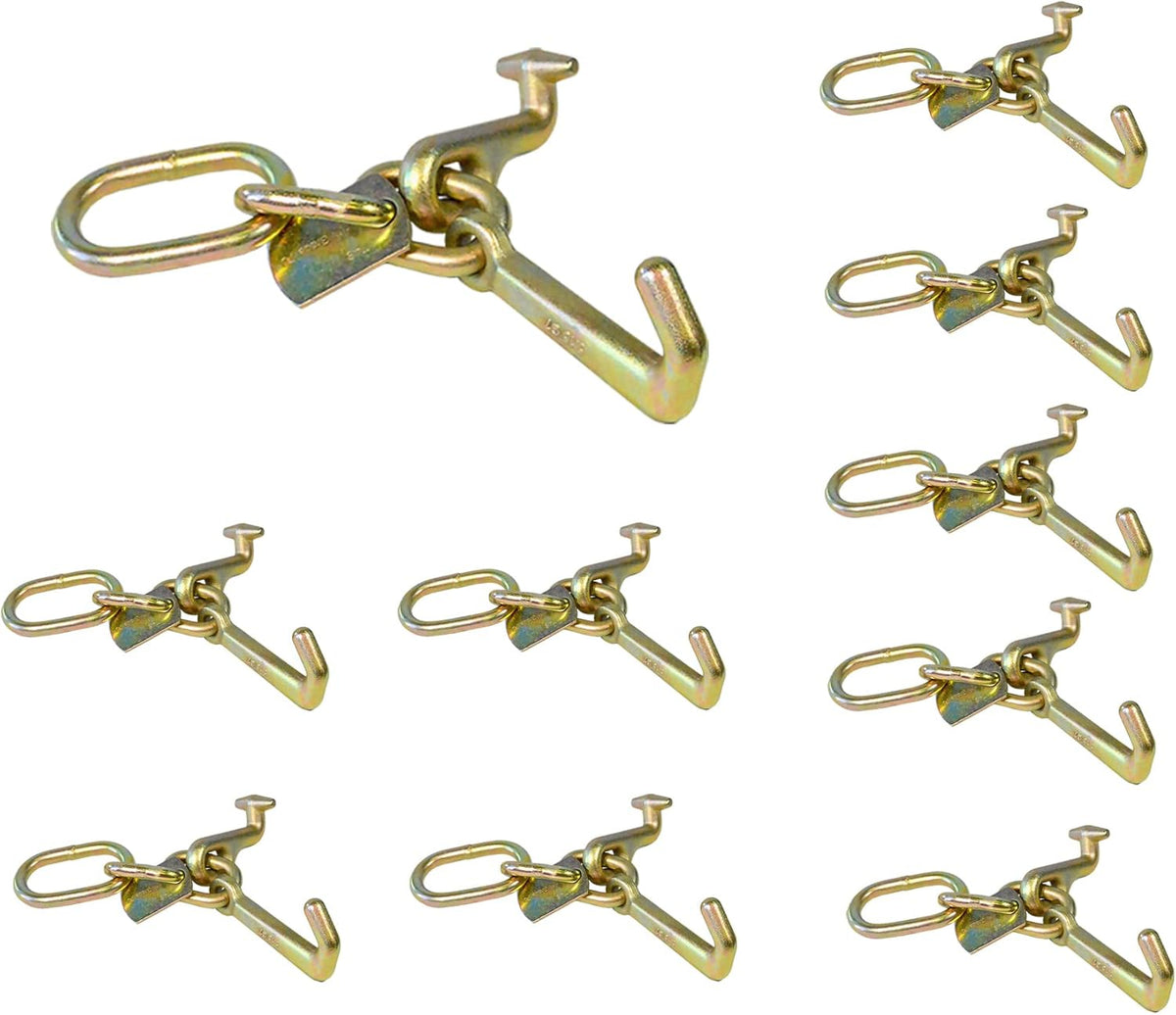 6 - Pack Heavy-Duty Forged Cluster Hook with Link O719605