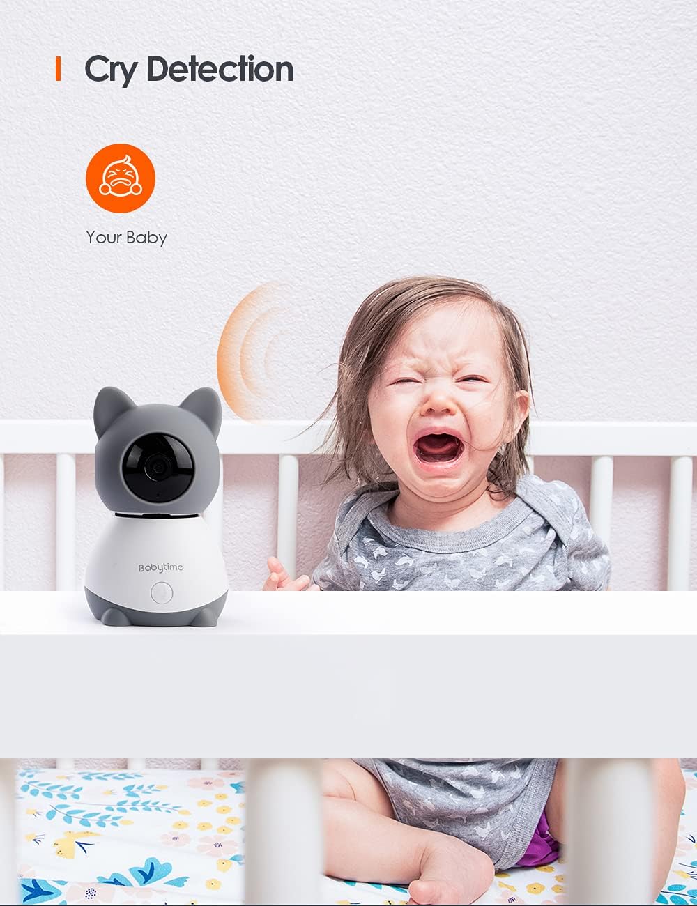 Video Baby Monitor with 1080P Pan/Tilt Camera U63211