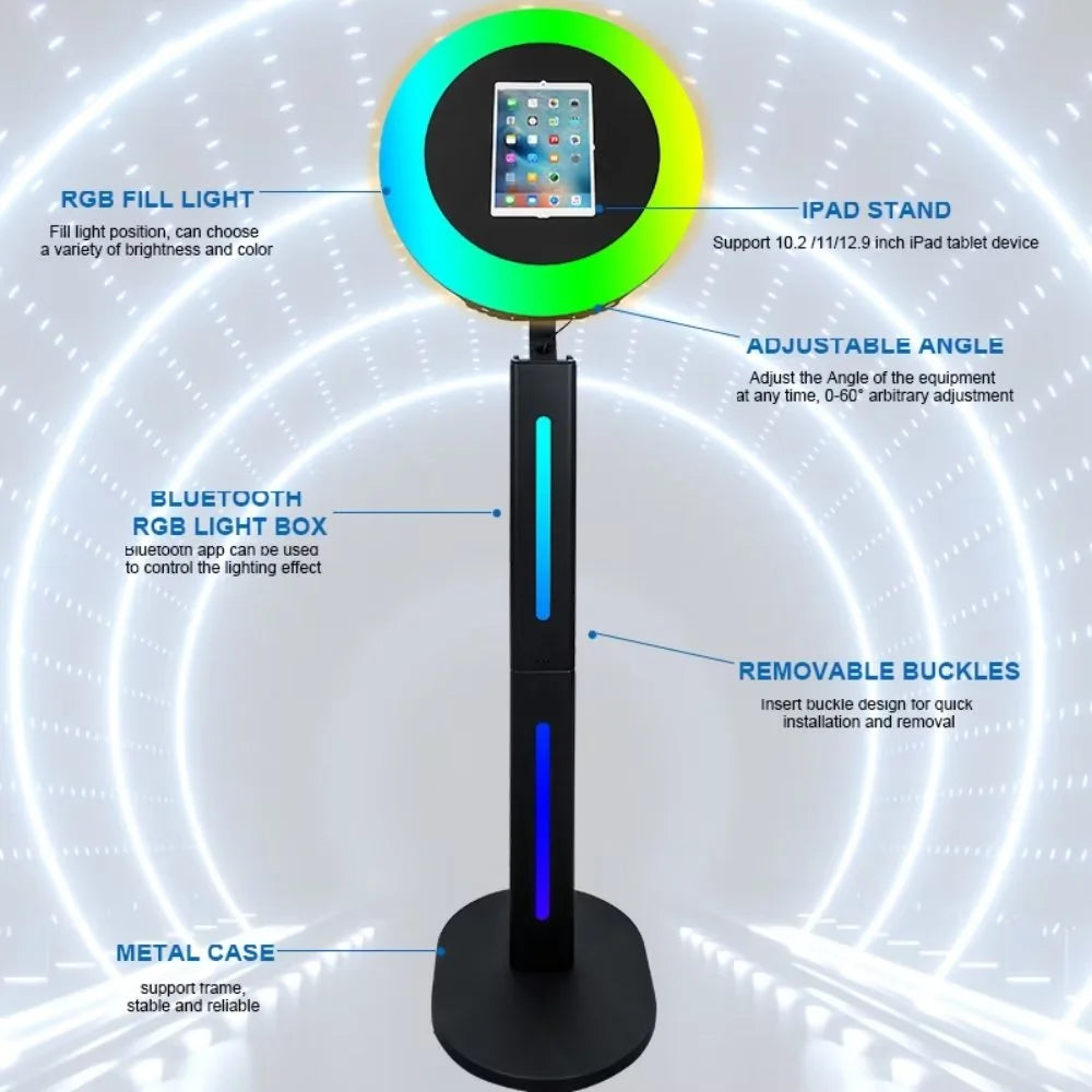 iPad Photo Booth with RGB Ring Light I10943