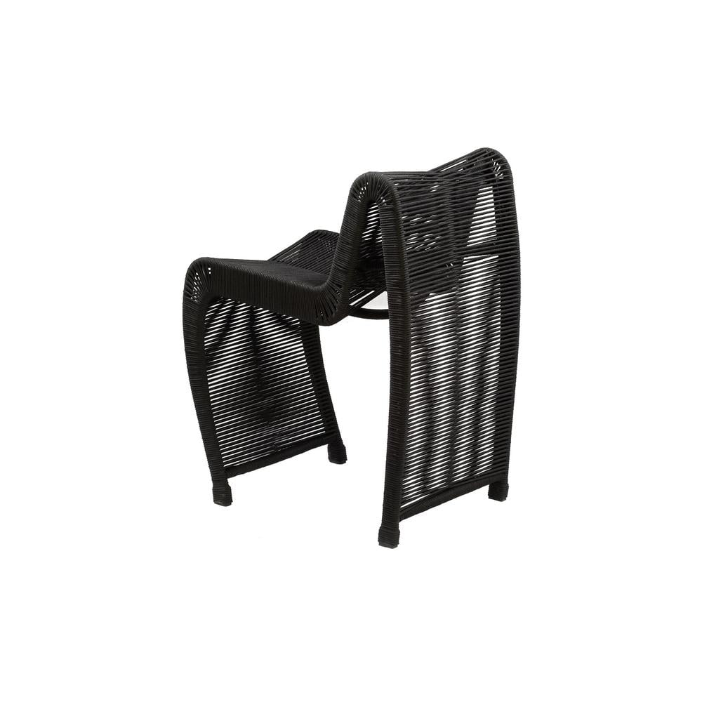 Black Rope Counter Stool Set of 2 Z60646