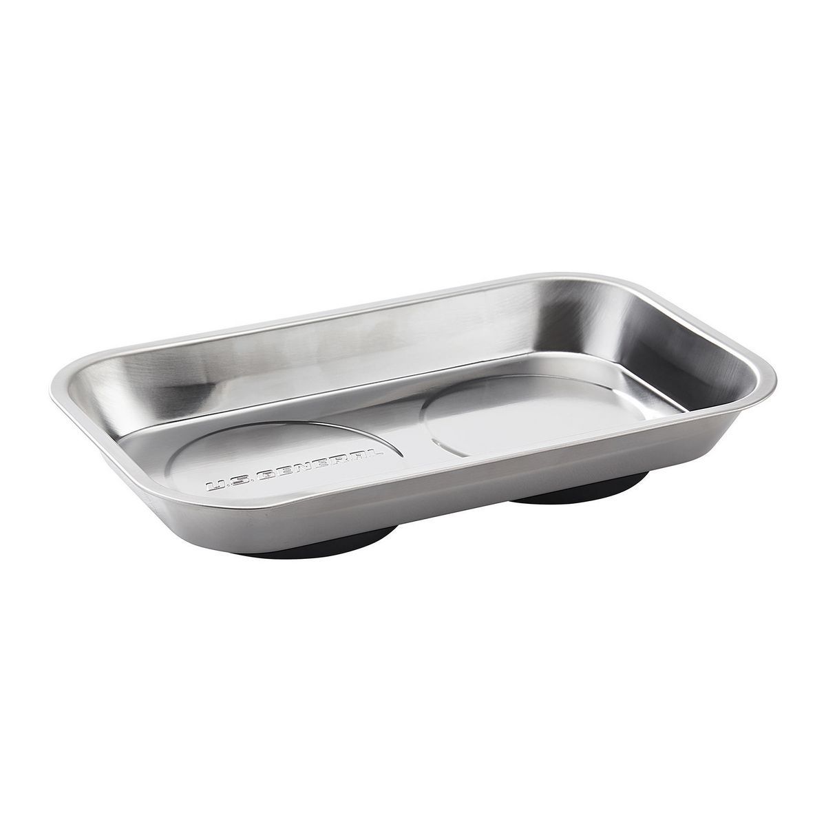 9-1/2 in. x 5-1/2 in. Magnetic Stainless Steel Parts Tray M13060
