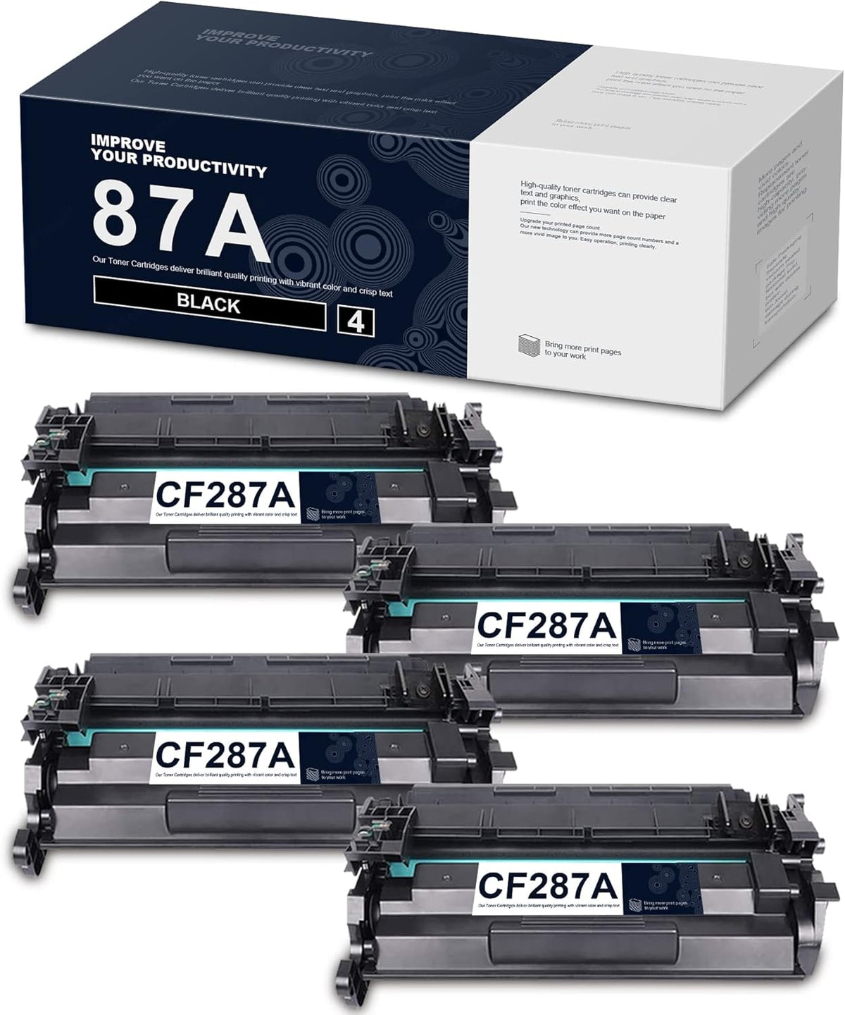 Black 4-Pack Toner Cartridges I2316
