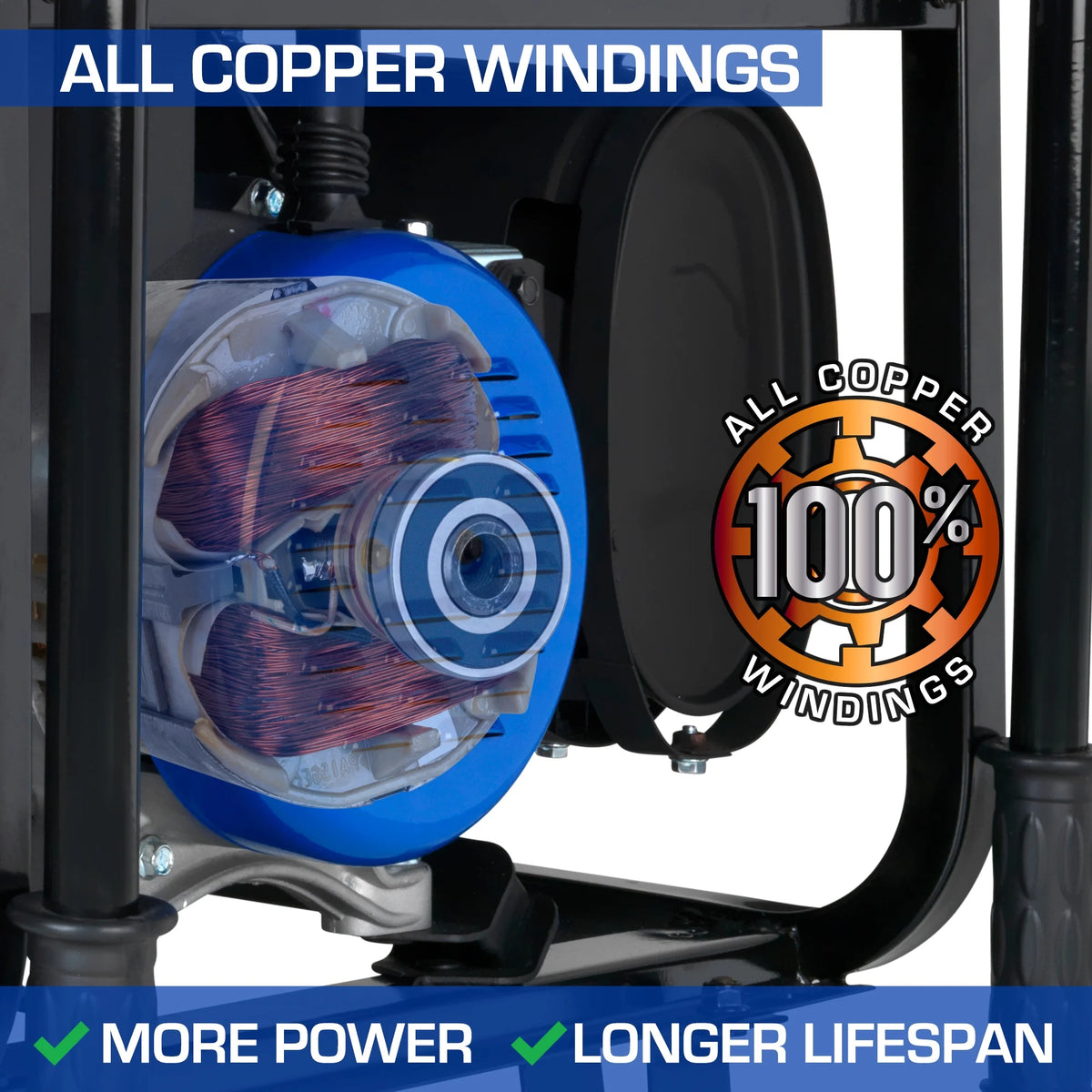 12,000 Watt Dual Fuel Portable Generator V965
