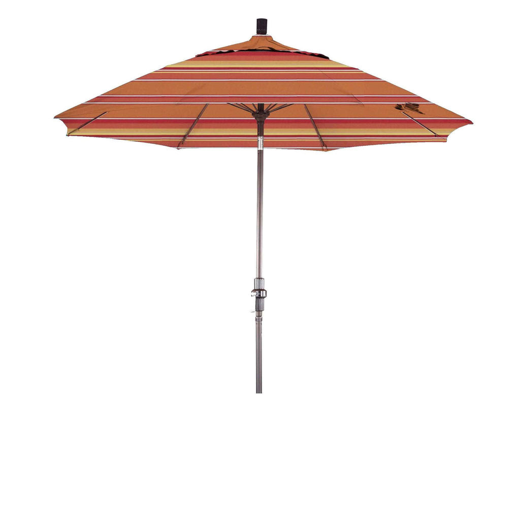 9& Fiberglass Collar Tilt Market Umbrella E439753