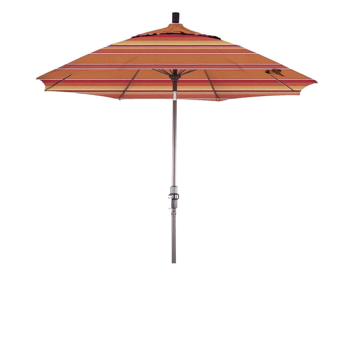 9& Fiberglass Collar Tilt Market Umbrella E439753