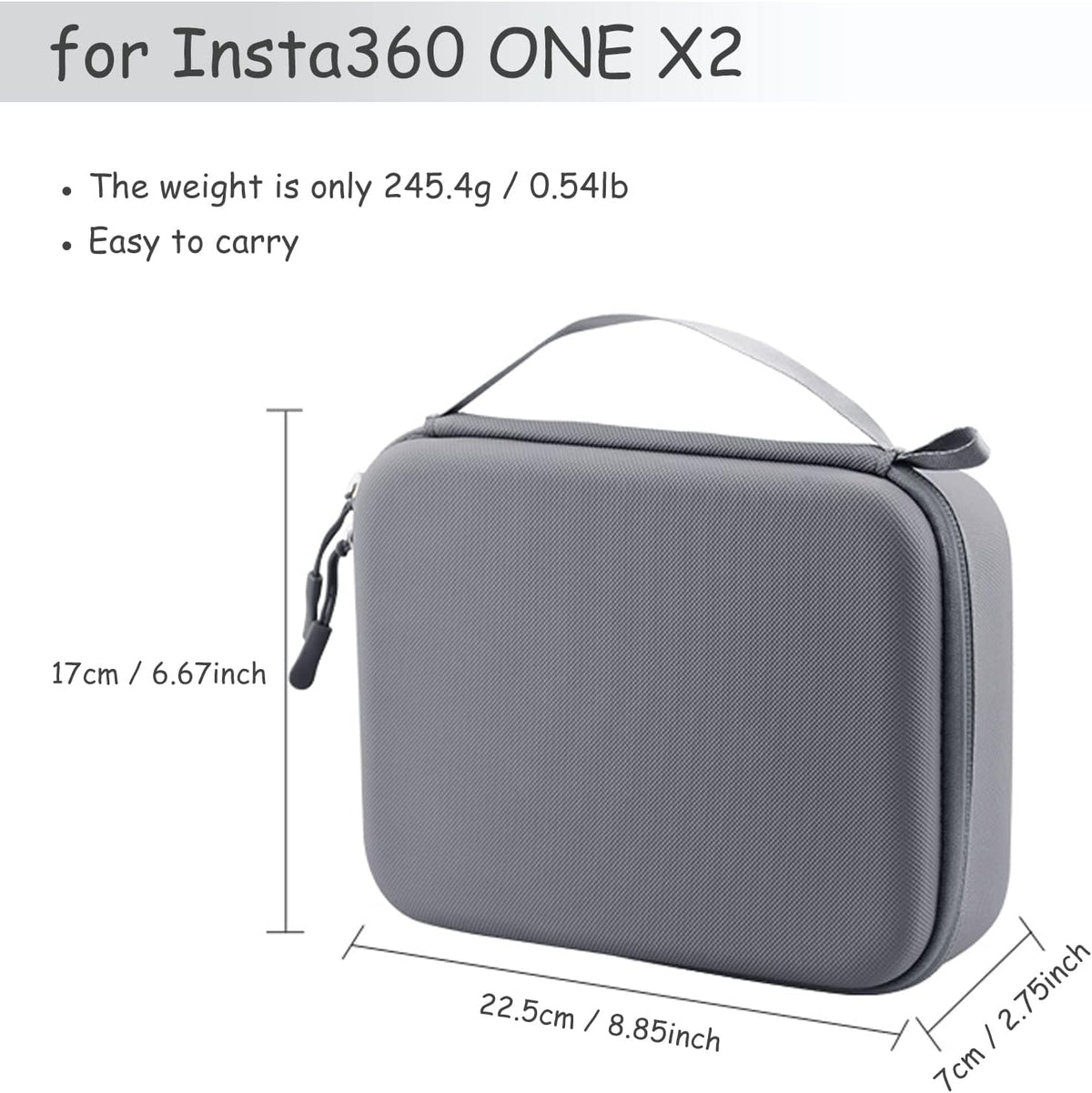 Grey EVA Camera Carrying Case W30492