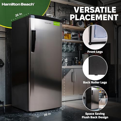 Stainless Steel Upright Freezer, 11 cu. ft. L58901