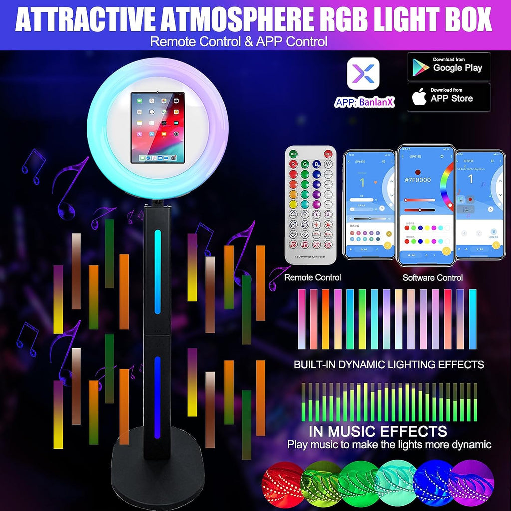 iPad Photo Booth with RGB Ring Light I10943