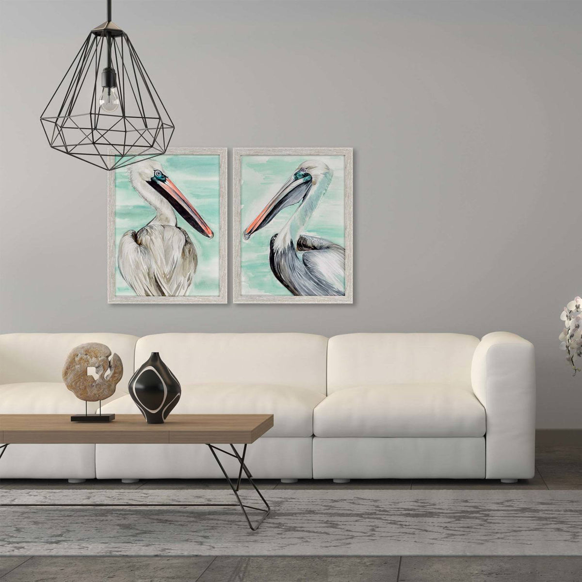 Set/2 Turquoise Pelican T780