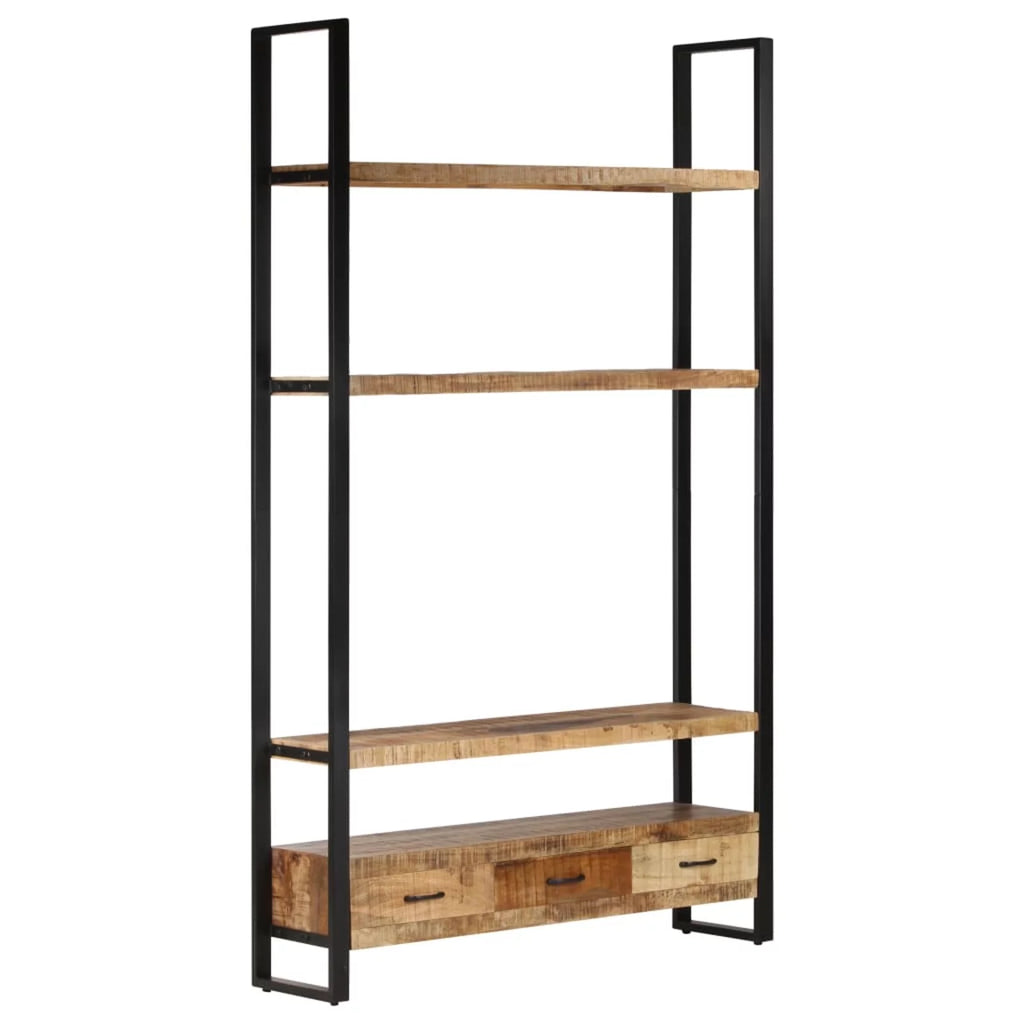 Mango Wood 3 Drawer 3 Shelf Highboard L389655