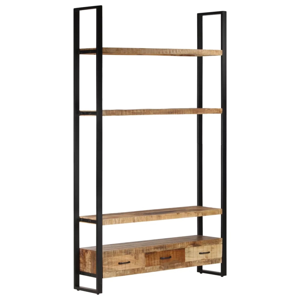 Mango Wood 3 Drawer 3 Shelf Highboard L389655