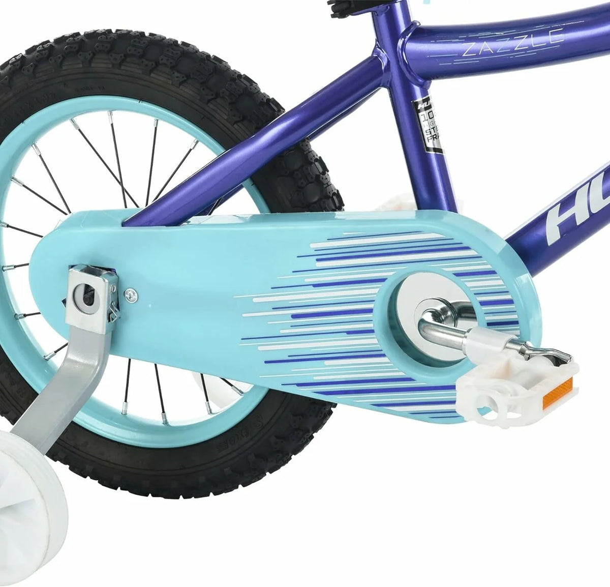 Girl's Bike with Training Wheels, Streamers, and Basket S8489