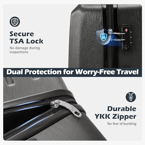 Lightweight Hardshell Spinner Luggage with TSA Lock 20in 24in 28in D526