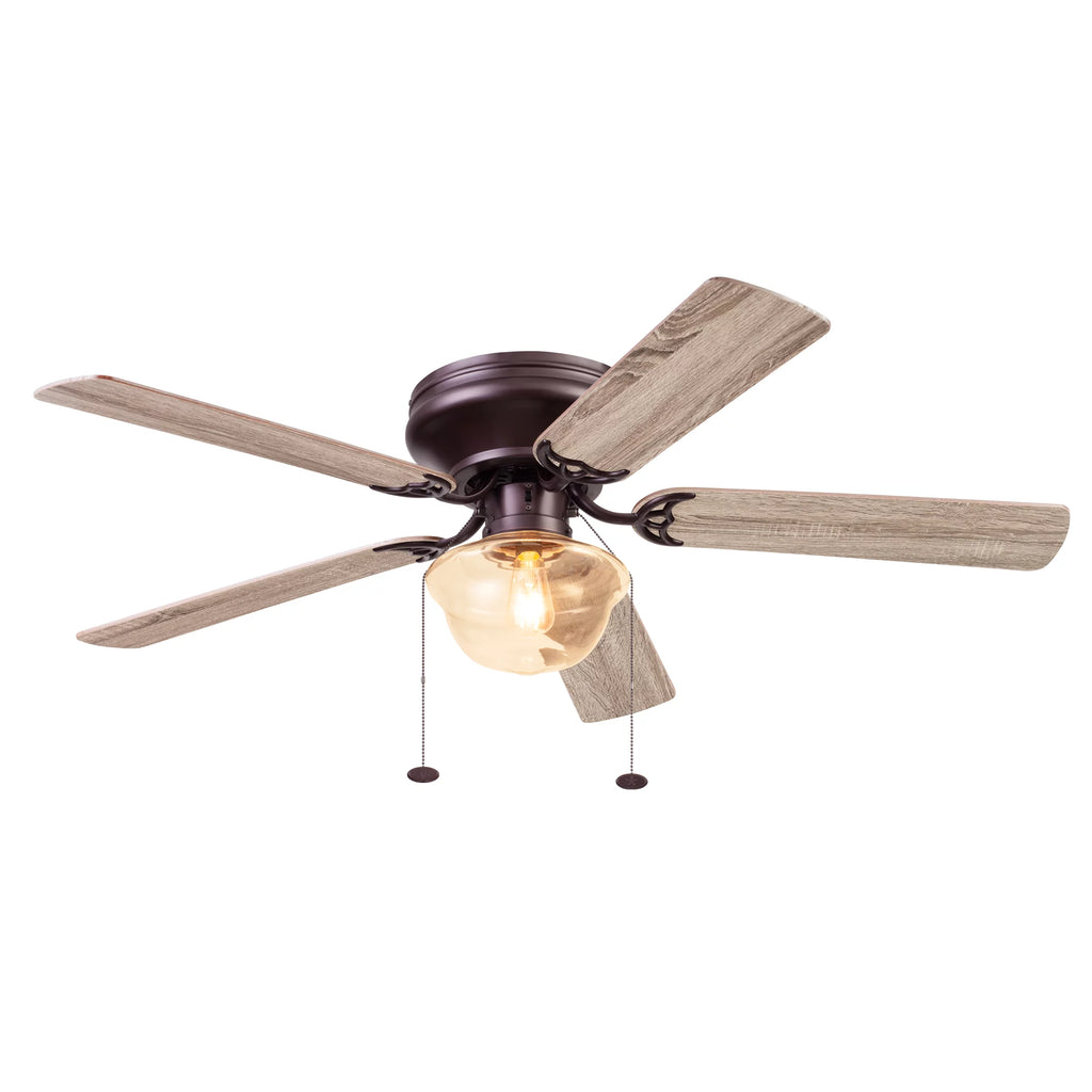 Bronze Indoor Ceiling Fan with Light S2825