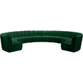 Green Velvet Modular Sectional W212640